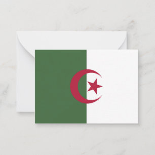 Carte De Correspondance Drapeau de l'Algérie