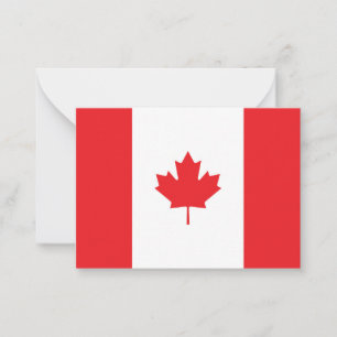Carte De Correspondance Drapeau du Canada
