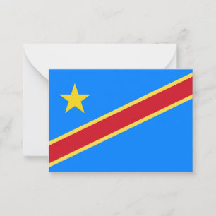 Carte De Correspondance Drapeau du Congo