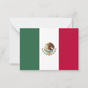 Carte De Correspondance Drapeau du Mexique