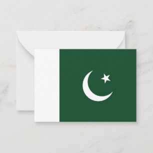 Carte De Correspondance Drapeau du Pakistan