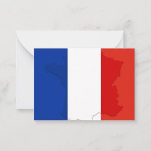 Carte De Correspondance drapeau français