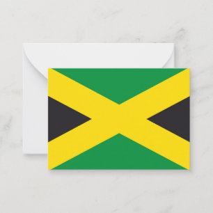 Carte De Correspondance Drapeau jamaïcain