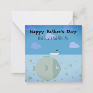 Carte De Correspondance Drôle, je préférerais pêcher pour la fête des père