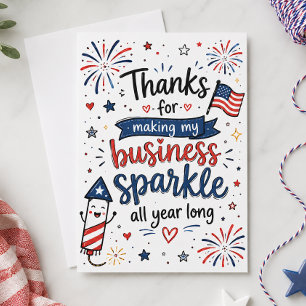 Carte De Correspondance Éclat d'affaires Merci Marketing