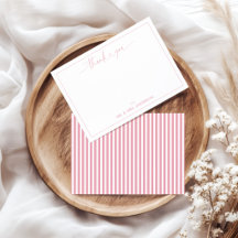 Écriture Calligraphique Mariage Merci Bandes Roses