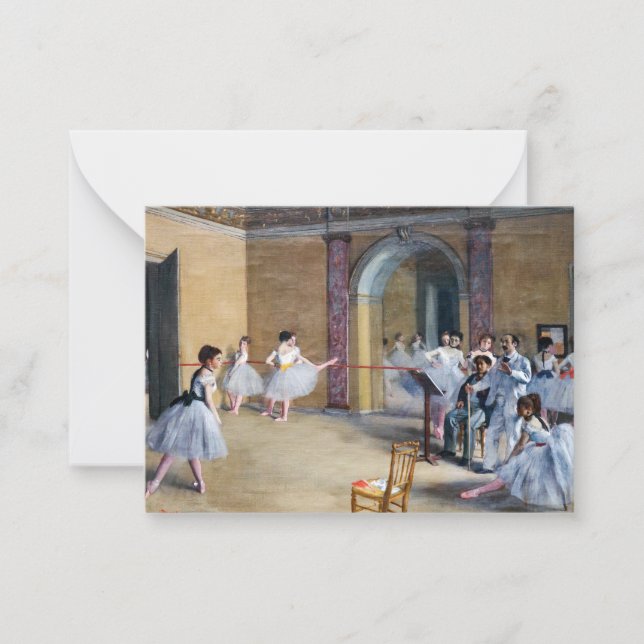 Carte De Correspondance Edgar Degas - Dance Foyer, Opéra rue Le Peletier (Devant)