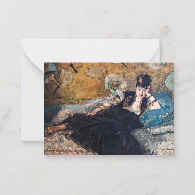 Carte De Correspondance Edouard Manet - Dame aux Éventails (Devant)