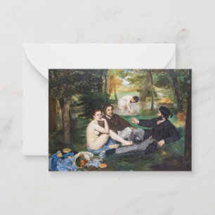 Carte De Correspondance Edouard Manet - Déjeuner sur l'herbe