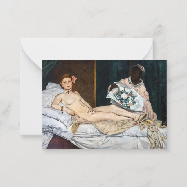 Carte De Correspondance Edouard Manet - Olympia (Devant)