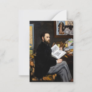 Carte De Correspondance Edouard Manet - Portrait d'Emile Zola