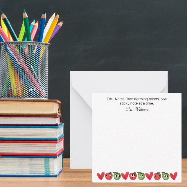 Carte De Correspondance Edu-Notes : Transformer les esprits, Remerciement  (Créateur téléchargé)