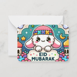 Carte De Correspondance Eid Moubarak Sheep