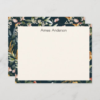 Carte De Correspondance Elegant 1600s Dutch Vintage Floral Pattern Frame