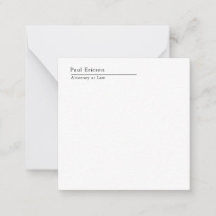 Carte De Correspondance Élégant Classique Simple Professionnel