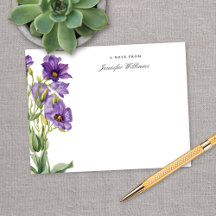 Élégant floral vintage Texas Bluebell avec nom