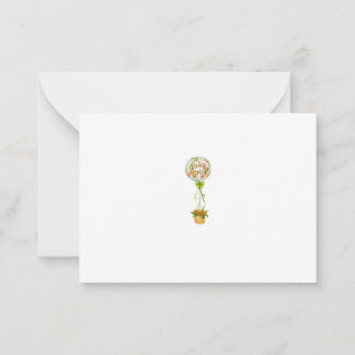 Carte De Correspondance Elegant Hello Baby Shower Thank You Card