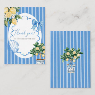 Carte De Correspondance Elégante aquarelle Main presser Douche nuptiale