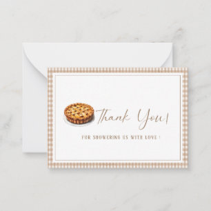 Carte De Correspondance Elégante aquarelleCutie tarte est sur le chemin Ba