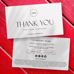 Carte De Correspondance Élégante campagne publicitaire de promotion économ