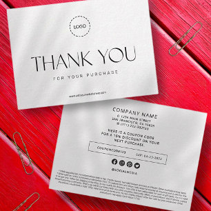 Carte De Correspondance Élégante campagne publicitaire de promotion économ