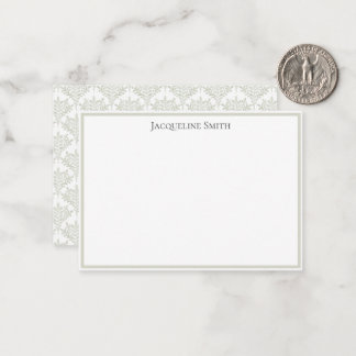 Carte De Correspondance Élégante carte-cadeau personnalisée Botanique