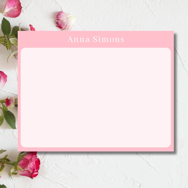 Carte de correspondance élégante pour bébé rose af (Créateur téléchargé)
