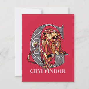 Carte De Correspondance Emblème de hachage GRYFFINDOR™