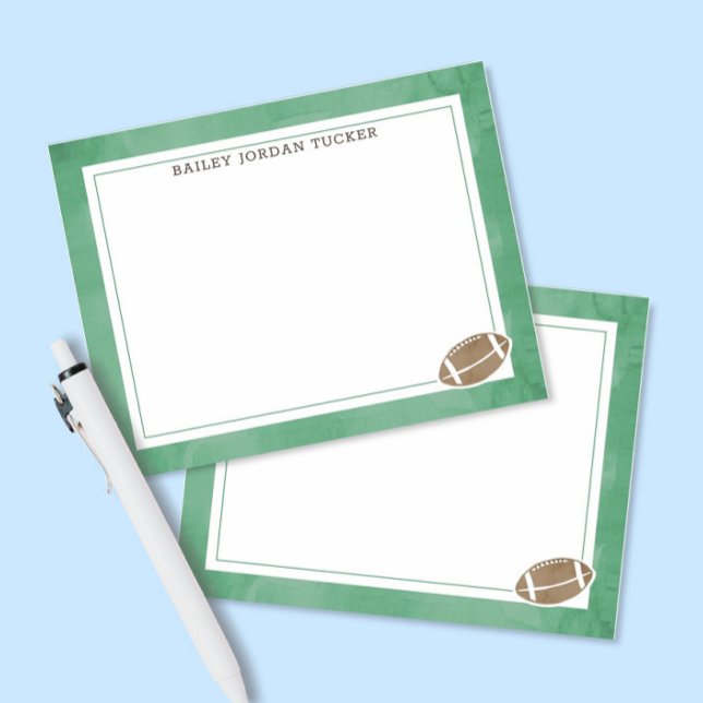 Carte de correspondance en papier à lettres vert a (Créateur téléchargé)