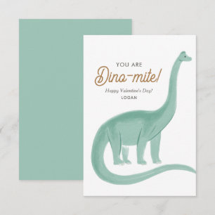 Carte De Correspondance Enfants Dinosaure Dinomite Saint Valentin en class