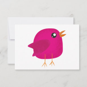 Carte De Correspondance Enfants mignonette birdy