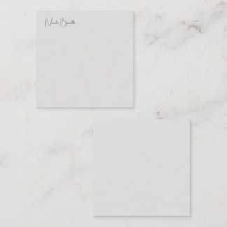 Carte De Correspondance Étalonnage minimaliste moderne unique en matière d
