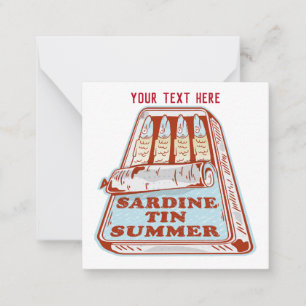 Carte De Correspondance Été de Sardine