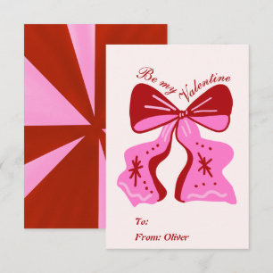 Carte De Correspondance Être Ma Saint-Valentin Dessin à la Main Arc Saint-