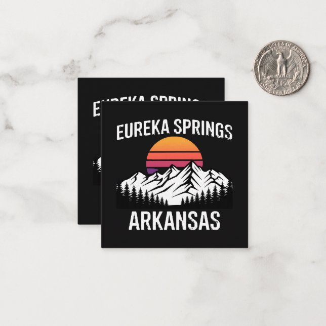 Carte De Correspondance Eureka Springs (Devant/Arrière en situation)