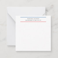 Exclusif Personnel Moderne Bleu Rouge Blanc