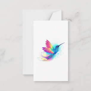 Carte De Correspondance Exotic Rainbow Hummingbird