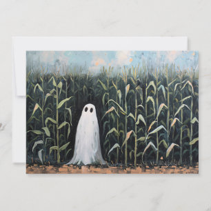 Carte De Correspondance Fantôme Capricieux Nom Personnalisé Halloween