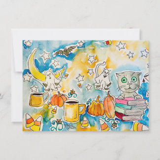 Carte De Correspondance Fantôme d'Halloween
