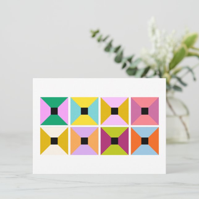 Carte De Correspondance Fête de quartier (Debout devant)