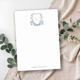 Carte De Correspondance Fête des mariées de la crête Fleur sauvage bleu