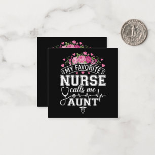 Carte De Correspondance Fête des Mères Ma infirmière préférée m'appelle ta