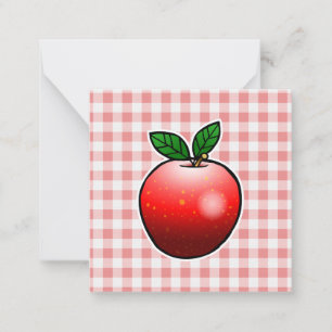 Carte De Correspondance Fête des Mères Pomme Rouge