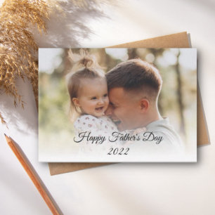 Carte De Correspondance fête des pères heureuse vacances photo budget mode