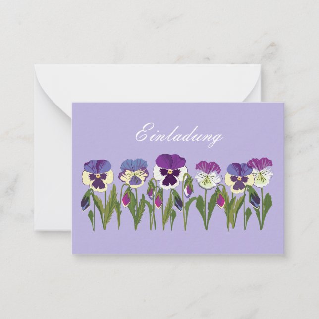 Carte De Correspondance fête du jardin (Devant)