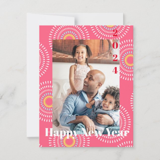 Carte De Correspondance Feu d'artifice Japonais Cherry (Devant)