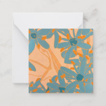 Feuille Contemporaine Design Pêche