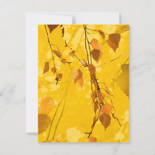 Carte De Correspondance Feuilles d'automne 3
