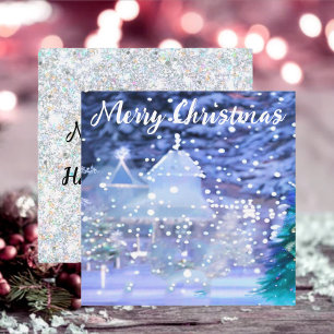 Carte De Correspondance Feux de Noël