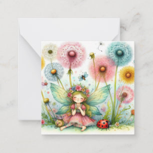 Carte De Correspondance Fiche Imaginaire Fairy